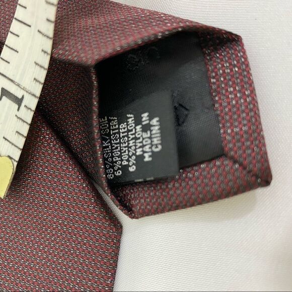 Calvin Klein Sparkly Silk Blend Tie - Picture 4 of 4